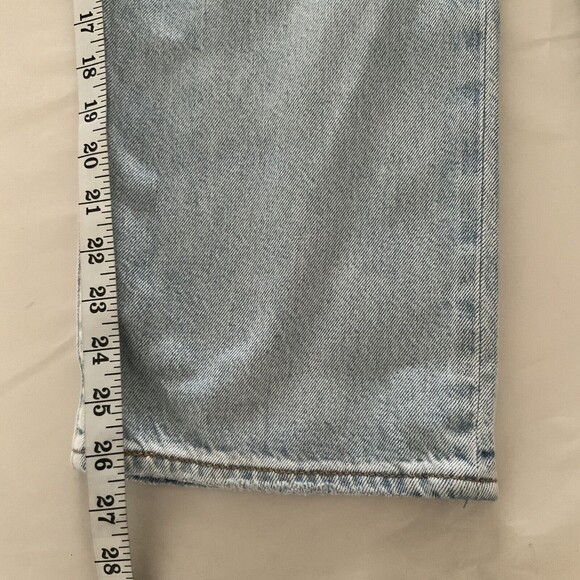 Levi’s Premium Ribcage Straight Ankle Blue 28 - Picture 7 of 13
